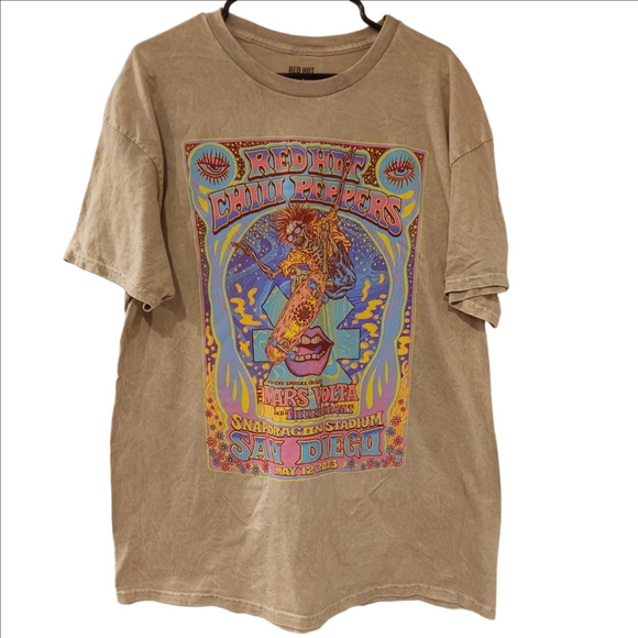 Red Hot Chili Peppers Graphic Tee - Brown - Picture 3 of 7